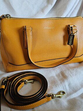 Coach Saffiano Leather Mini Satchel